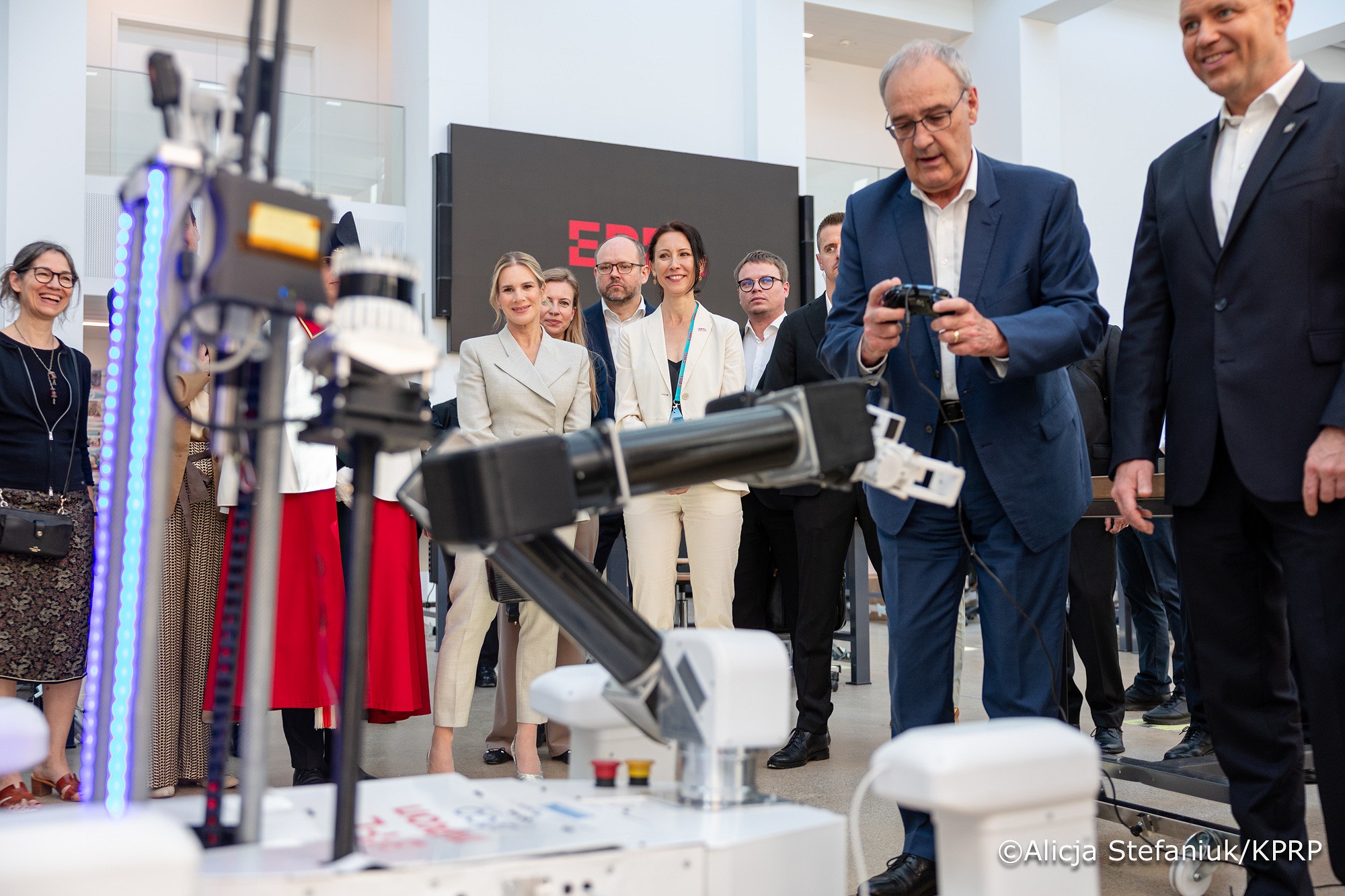 Swiss and Polish Presidents at EPFL 8